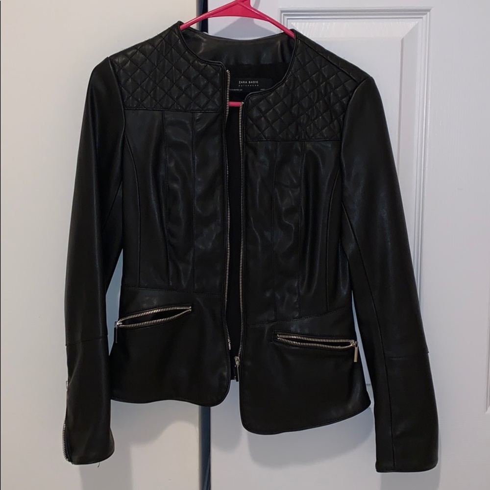 Zara Faux Leather Jacket